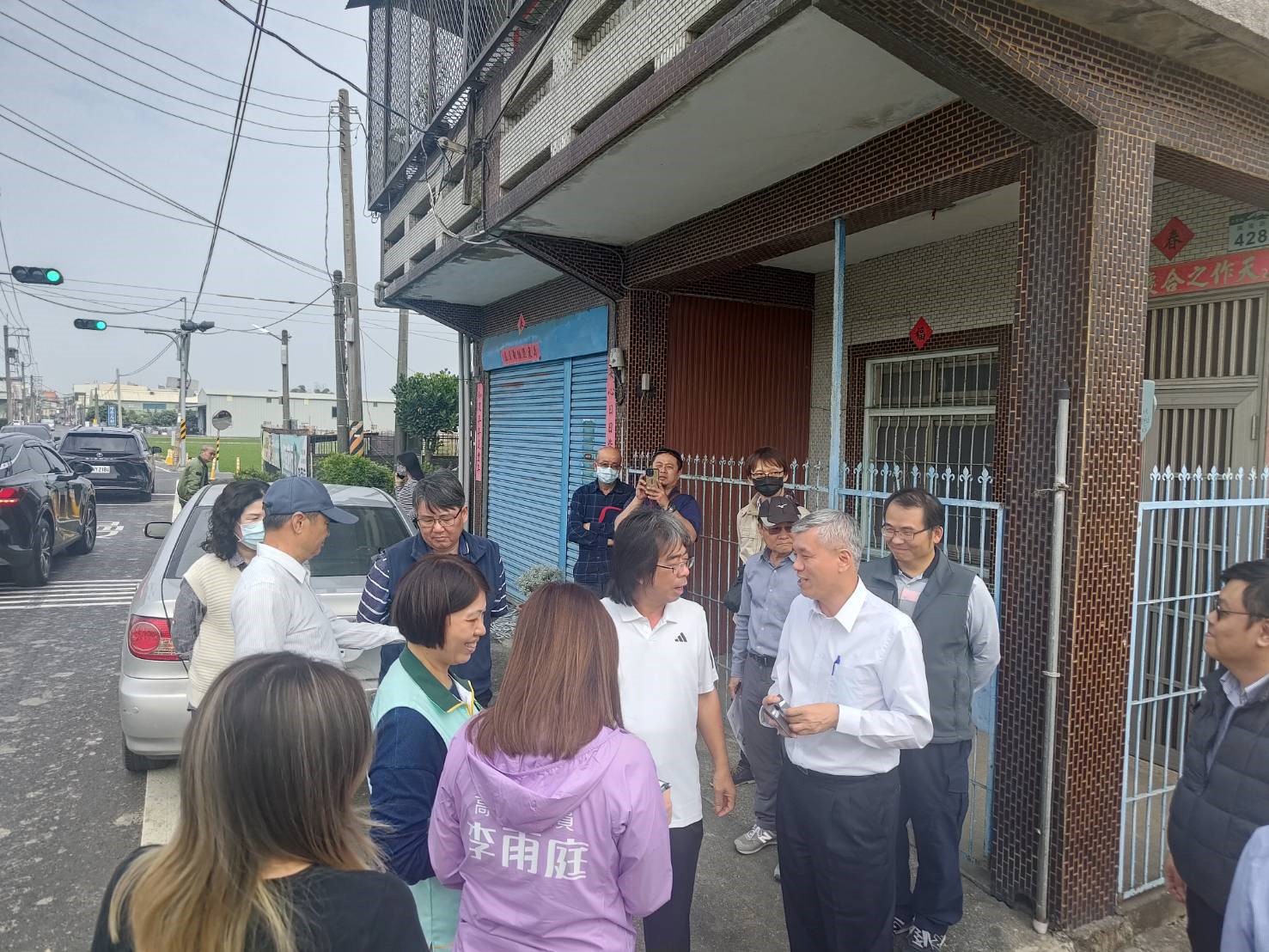  農業部農田水利署林副署長國華率領本署楊科長晁晟及陳副工程司彥儒及高雄管理處同仁與勘