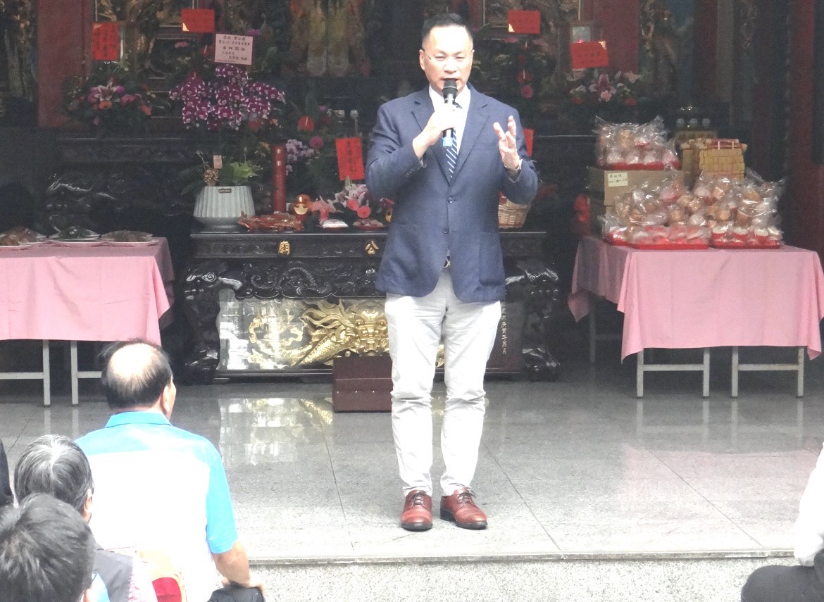 呂文豪處長感謝高雄地區賴瑞隆等八位立委鼎力協助     如期完成供灌
